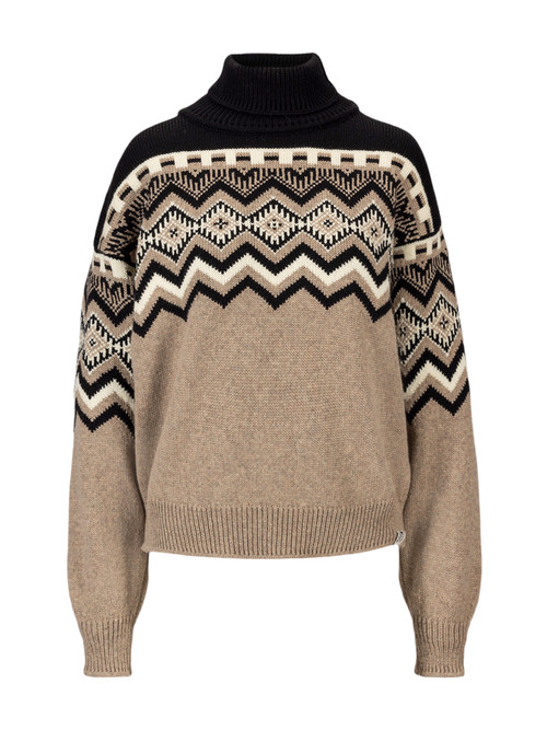 Dale of Norway - Randaberg Women's Sweater: Brown Melange/Black