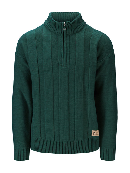 Dale of Norway - Kvaloy Men's Sweater, Pine Green | The Nordic Shop
