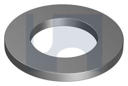 FLAT RND SAMPSON WASHER | Hardened Steel | F436 HARD HDG WASH: 5/8 X33.33 (HOT DIP GALVANISED)