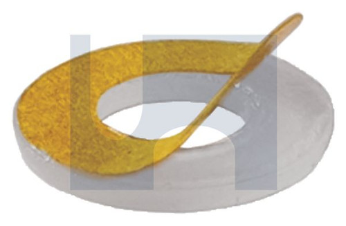 FLAT ADHESIVE WASHER | Nylon Natural | NYL ADH WASHER: M3 X 7.0 X 0.5