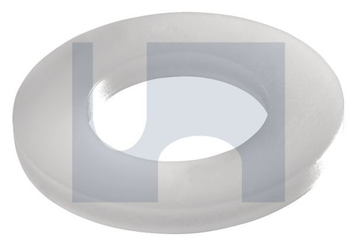 FLAT RND WASHER - METRIC | Nylon Natural | NYL WASHER: M4 X 12.0 X 1.2