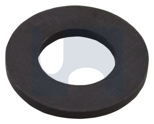 FLAT ROUND WASHER | Nylon Black UV Stable | NYL UV BLK WASHER: M5X10.0X1.0 (NYLON BLACK UV STABLE)