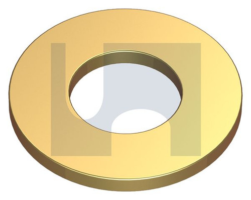 FLAT RND WASHER | Mild Steel | ZYP DIN125A WASHER:M12 (Zinc Yellow Passivate)
