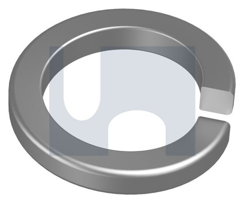SPRING WASHER SQ SECTION | Spring Steel | Z/P SQ SPRING WASH:1/4 X 1/16 (ZINC PLATED (RoHS Compliant))