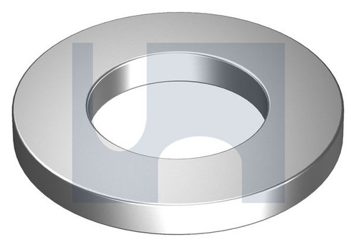 FLAT ROUND WASHER | Hardened Steel | ZFS 300HV ISO7089 WASHER: M5 (Zinc Flake Silver)