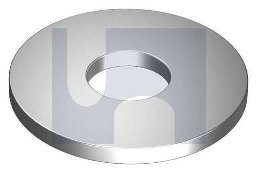 MUDGUARD WASHER | Hardened Steel | ZFS 300HV ISO7093 WASHER: M16 (ZINC FLAKE SILVER)