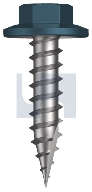 TYPE 17 FLANGED HEX | C1022 Hardened | CL4 BR T17 FLG HX:12-11X 25 (BLUE RIDGE (PACIFIC BLUE) -CL4)