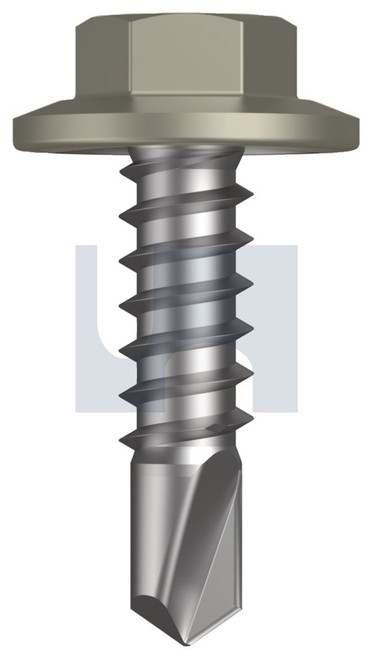 METAL SDS FLANGED HEX HEAD | C1022 Hardened | CL4 BU MET FLG HX:12-14X 20 (BUSHLAND - CL4)