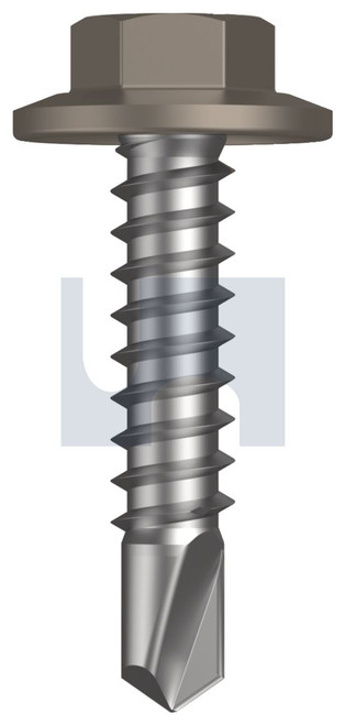 METAL SDS 5/16AF FLANGED HEX | C1022 Hardened | CL4 GU MET 5/16AF HX:14-14X 22 (GULLY - CL4)