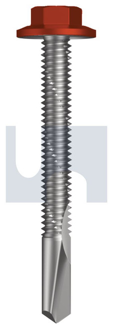 s500 SDS FLANGED HEX HEAD | C1022 Hardened | CL4 HE S500 FLG HX:12-24X 50 (HEADLAND (MAPLE) -CL4)