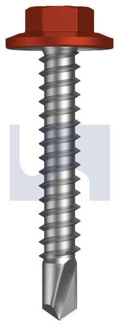 METAL SDS FLANGED HEX HEAD | C1022 Hardened | CL4 HE MET FLG HX:12-14X 35 (HEADLAND (MAPLE) -CL4)