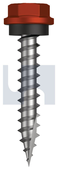 TYPE 17 HEX HEAD + WASHER | C1022 Hardened | CL4 HE T17 SEAL HX:10-12X 30 (Class 4)