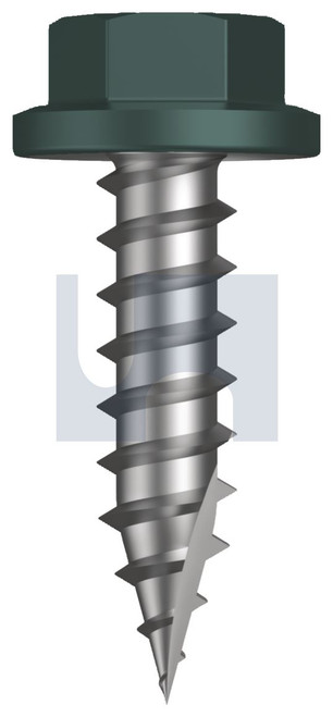 TYPE 17 FLANGED HEX HEAD | C1022 Hardened | CL4 PL T17 FLG HX:14-10X 30 (PLANTATION - CL4)