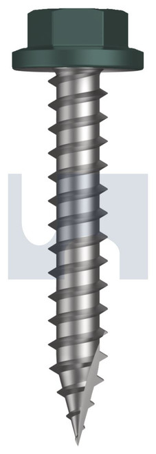 TYPE 17 FLANGED HEX HEAD | C1022 Hardened | CL4 PL T17 FLG HX:14-10X 40 (PLANTATION - CL4)