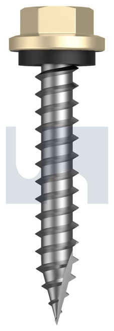 TYPE 17 HEX HEAD + WASHER | C1022 Hardened | CL4 PR T17 SEAL HX:14-10X 40 (PRIMROSE - CL4)