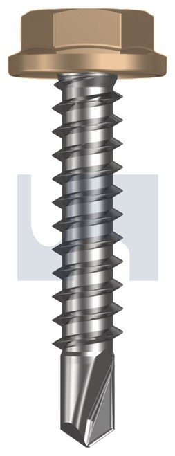 METAL SDS FLANGED HEX HEAD | C1022 Hardened | CL4 PT MET FLG HX:10-16X 25 (Class 4)