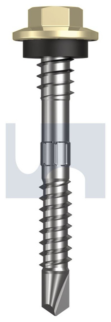 METAL SDS HEX + WASHER + Xgrip | C1022 Hardened | CL4 SA MET XGP HX S:12-14X 48
