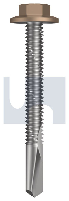 s500 SDS FLANGED HEX HEAD | C1022 Hardened | CL4 ST S500 FLG HX:12-24X 50 (STONE - CL4)