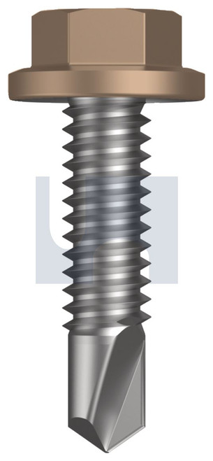 METAL SDS FLANGED HEX HEAD | C1022 Hardened | CL4 ST MET FLG HX:14-20X 25