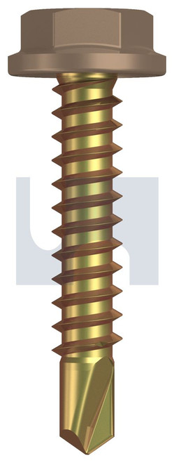 METAL SDS FLANGED HEX HEAD | C1022 Hardened | ZYP ST MET FLG HX:10-16X 25 (STONE - ZYP)