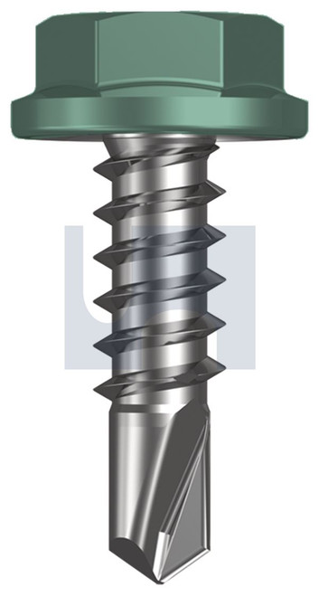 METAL SDS FLANGED HEX HEAD | C1022 Hardened | CL4 WI MET FLG HX:10-16X 16 (Class 4)