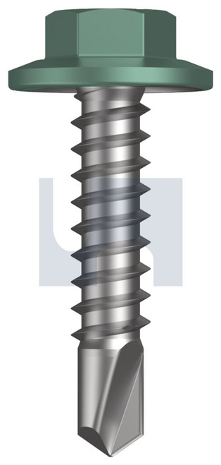 METAL SDS 5/16AF FLANGED HEX | C1022 Hardened | CL4 WI MET 5/16AF HX:14-14X 22 (Class 4)