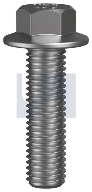 FLANGED HEX BOLT NO SERR | ISO Property Class 10.9 | HEC6921 10.9 FL BOLT:M20 X  90 (PLAIN)
