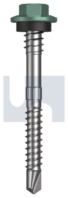 METAL SDS HEX + WASHER + Xgrip | C1022 Hardened | CL4 WI MET XGP HX S:12-14X 55