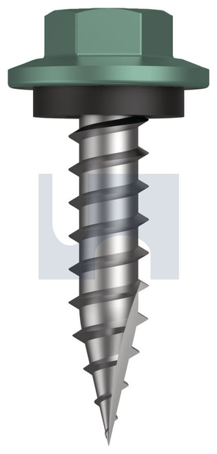 TYPE 17 HEX HEAD + WASHER | C1022 Hardened | CL4 WI T17 SEAL HX:12-11X 25 (Class 4)