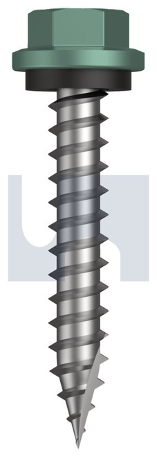 TYPE 17 HEX HEAD + WASHER | C1022 Hardened | CL4 WI T17 SEAL HX:14-10X 40 (WILDERNESS (RIVERGUM) -CL4)