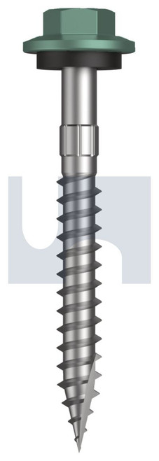 TYPE 17 HEX HEAD + WASHER | C1022 Hardened | CL4 WI T17 SEAL HX S:12-11X 50 (WILDERNESS (RIVERGUM) -CL4)