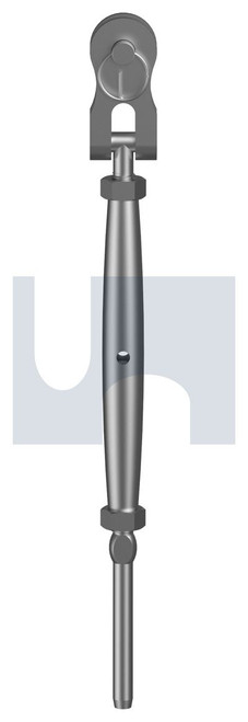 RIGGING SCREW TGLE+SWAGE | 316 Stainless | 316 RIG SCRW TOG+SWG:M12 X 8.0 (316 STAINLESS)