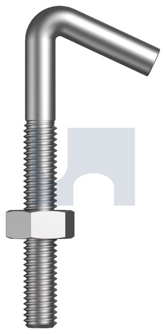 HOOK BOLT KIT | Mild Steel | ZP HK BLT KIT:  1/4BSW X 2-1/2 (Zinc Plated (RoHS Compliant))
