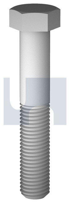 HEX BOLT | ISO Property Class 10.9 | ZFS 10.9 HEX BOLT:M20 X  80 (ZINC FLAKE SILVER >1000HRS)