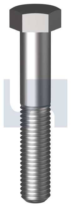 HEX BOLT | SAE Grade 5 | G5 BLK HEX BO:  1/4UNC X 2-3/4 (PLAIN)