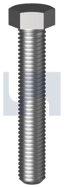 HEX SET SCREW | Mild Steel | Z/P MS SET SCRW: 1/4BSW X1-1/4 (Zinc Plated (RoHS Compliant))
