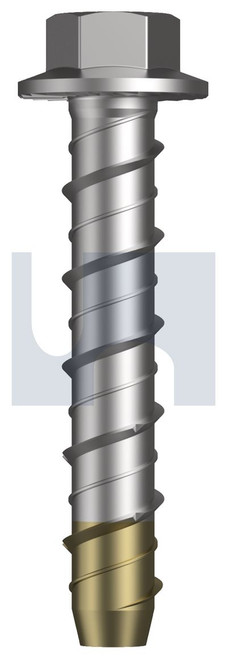 XBOLT PRO - HEX FLANGE | Bi-Metal 316 Stainless | BI-316 E1F XBOLT HEX:M12 X 150 (BI-METAL 316 STAINLESS)