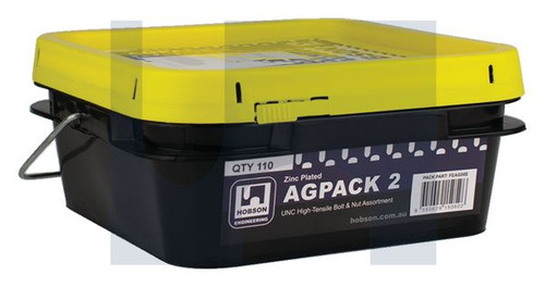 BOLT & NUT GRADE 8 | SAE Grade 8 | AGPACK2: Z/P G8 B-N-W KIT (ZINC PLATE)