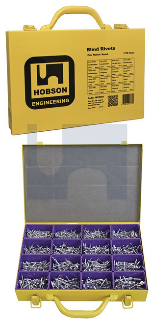 RIVET DOME HEAD | Aluminium 5052 / Zinc Steel | AL-ST RIVET ASSORT KIT:3.2-4.8