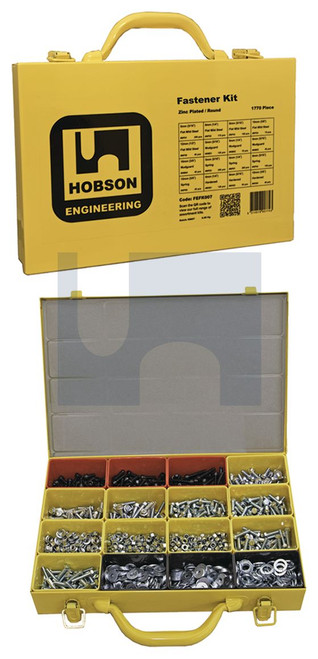 BOLT NUT SHCS WASHER (FLANGE) | ISO Property Class 8.8 | Z/P 8.8 B-N-W ASSORT KIT: M5 (ZINC PLATE)