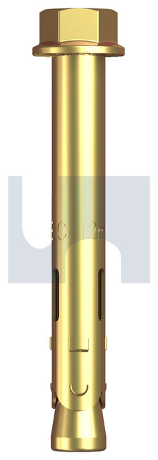 TYGABOLT (SLEEVE ANCHOR) | Carbon Steel | ZYP TYGABOLT: 8MM X  40 (ZINC YELLOW PASSIVATE)