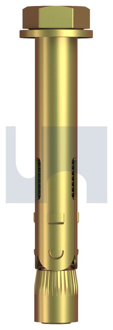 TYGABOLT (FLUSH SLEEVE ANCHOR) | ISO Property Class 8.8 | ZYP 8.8 TYGA FLUSH: 10MM X  45 (ZINC YELLOW PASSIVATE)