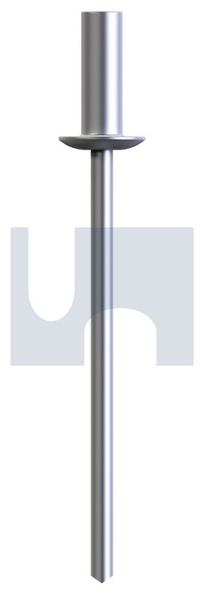 RIVET DOME HEAD SEALED | Aluminium 5056 / Zinc Steel | RIV 5056 AS DOM SEAL: #68 (Aluminium)