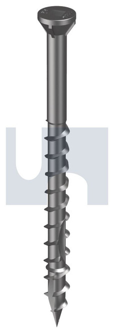 TYPE 17 TDX TRIM HEAD-4 RIB | 304 Stainless | 304 T17 TDX SQ: 7-10X 55 (304 STAINLESS)