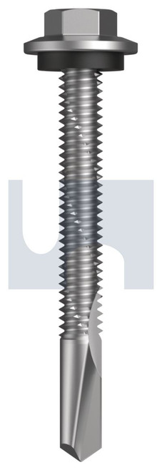 s500 SDS HEX HEAD + WASHER | C1022 Hardened | CL4 S500 SEAL HX:12-24X 50 (CLASS 4)