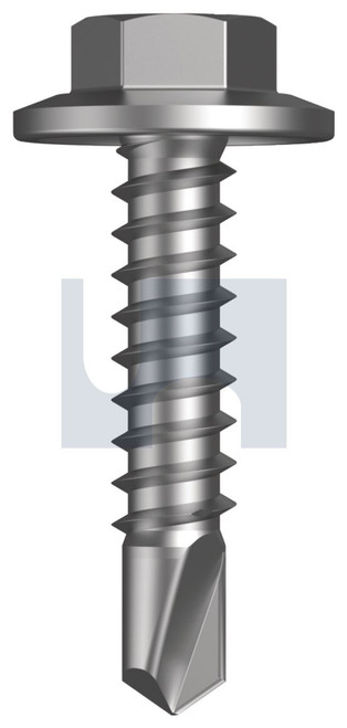 METAL SDS FLANGED HEX HEAD | C1022 Hardened | CL4 MET FLG HX:12-14X 25 (CLASS 4)