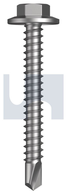 METAL SDS FLANGED HEX HEAD | C1022 Hardened | CL4 MET FLG HX:12-14X 45 (CLASS 4)