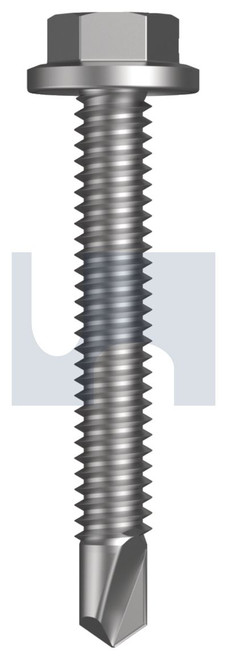 METAL SDS FLANGED HEX HEAD | C1022 Hardened | CL4 MET FLG HX:14-20X 45 (CLASS 4)