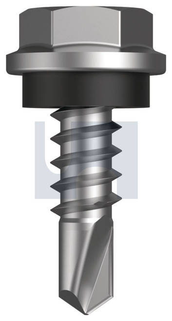 METAL SDS HEX HEAD + WASHER | C1022 Hardened | CL4 MET SEAL HX:10-16X 16 (CLASS 4)