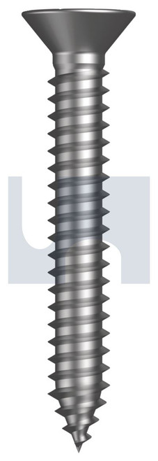SELF-TAPPER CSK SQUARE | C1022 Hardened | Z/P STS CSK SQ: #10 X 1-1/2 (Zinc Plated (RoHS Compliant))